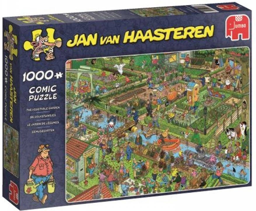 Jumbo puzzel Jan van Haasteren Volkstuintjes 1000 stukjes