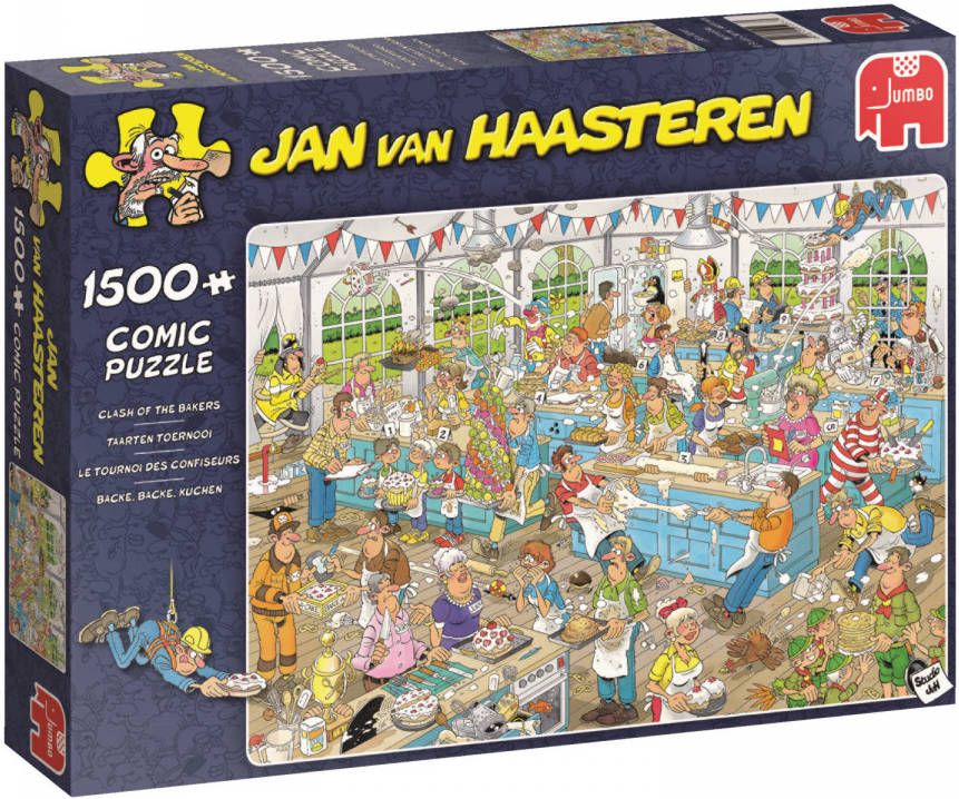 Jumbo Jan van Haasteren puzzel taarten toernooi 1500 stukjes