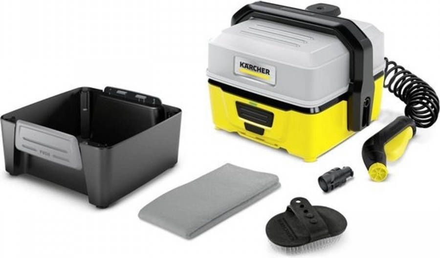 Karcher Kärcher Oc 3 Pet Hogedrukreiniger Compact Batterij accu Zwart Geel 120 L u