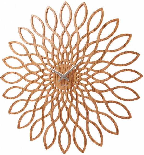 Karlsson Wandklok Sunflower MDF ø60cm Hout Rond - Foto 3
