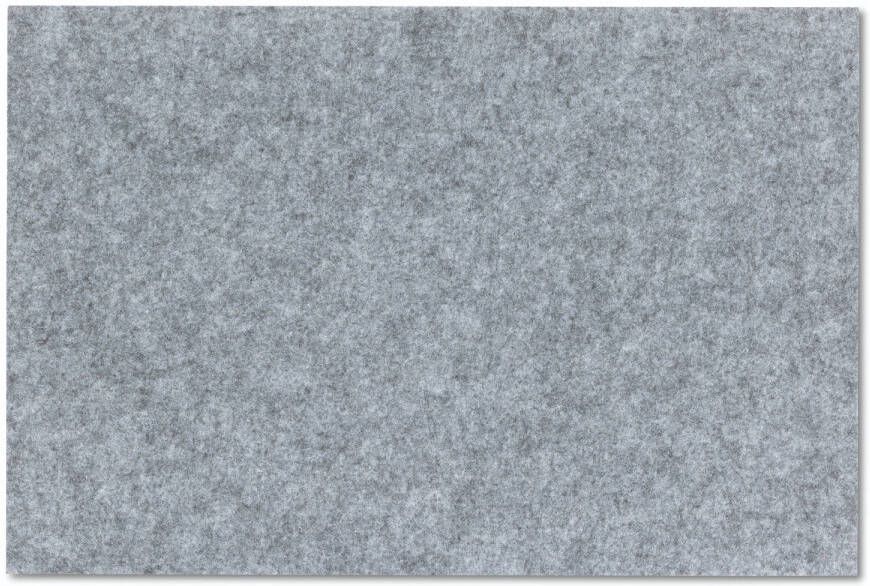 Kela Keuken placemat Alia 30 x 45 cm vilt grijs