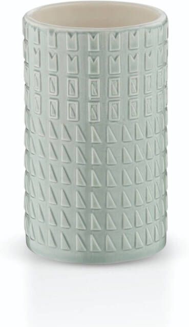 Kela drinkbeker Lenora 11 x 6 5 cm porselein groen