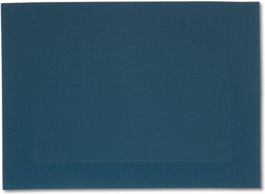 Kela placemat Nicoletta 45 x 33 cm PVC blauw