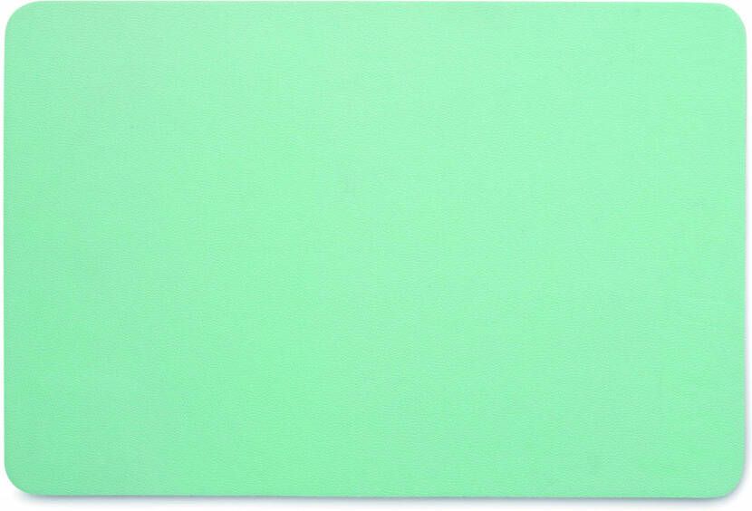 Kela placemat Kimara 45 x 30 cm PU-leer groen