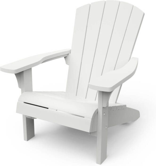 Keter Troy Adirondack Tuinstoel Set Van 2 81x80x96 5cm Wit