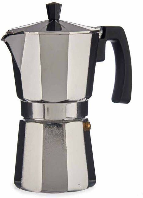 Kinvara Percolator Italiaans koffiezetter Aluminium zilver 450 ml Koffiezetter Percolators