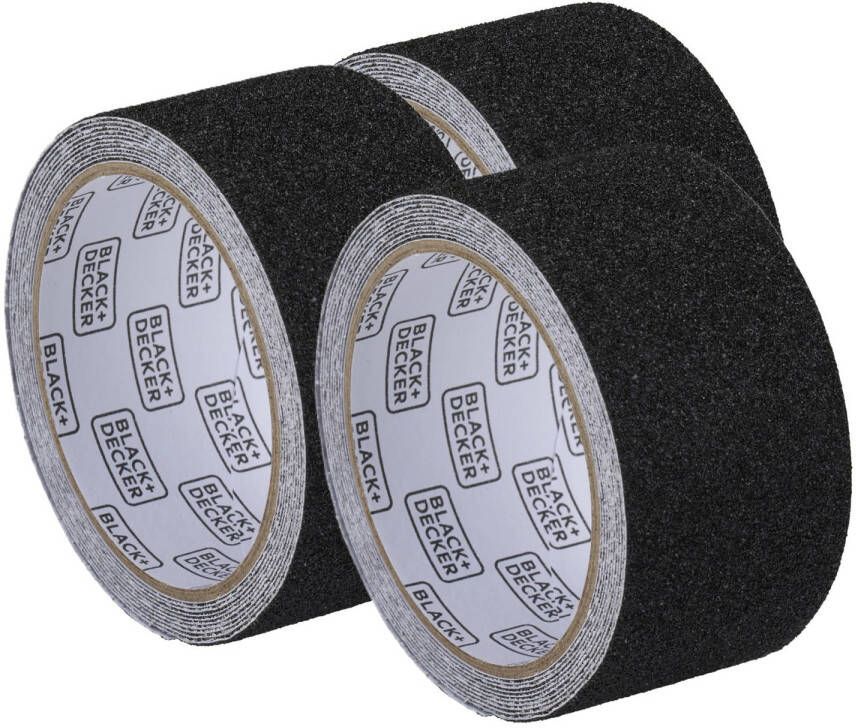 Kinzo Antisliptape 3x zwart 50mm x 3m voor binnen buiten Tape (klussen)