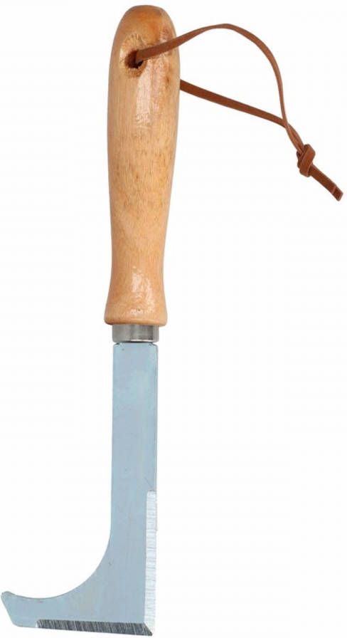 Kinzo Voegenkrabber onkruidkrabber onkruid met houten handvat 26 cm