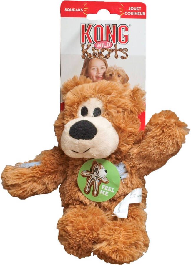 Kong Wildknots Beer Pluche Knuffel Knuffels Bruin S M