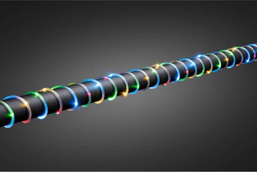 Konstsmide LED Mini Ropelight 10M 130 multicolor LED 3774-500 lichtsensor-timer op batterij 4x1.5V