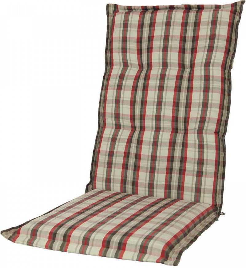 Kopu Tuinkussen Hoge rug ® Bradford Grey 125x50 cm Extra comfort