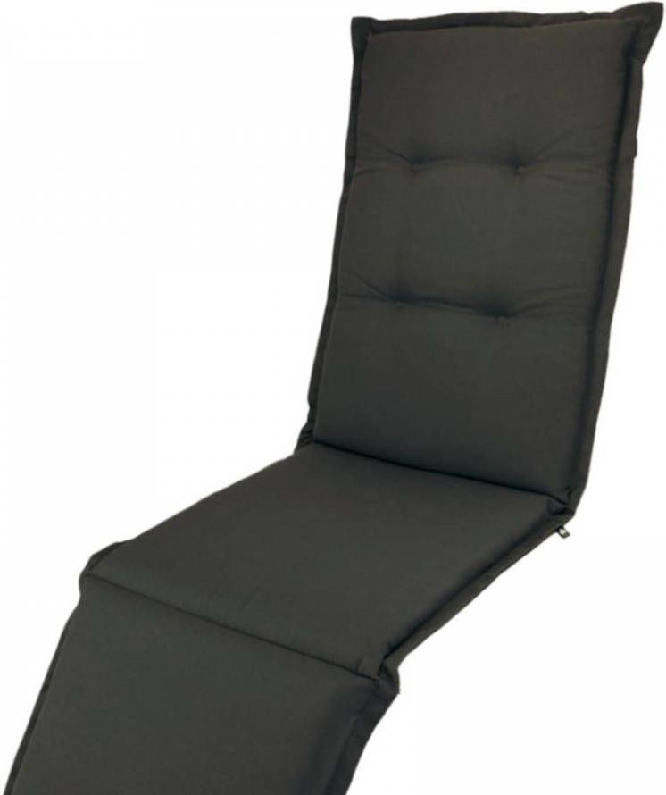 Kopu Prisma Grey Comfortabel Deckchairkussen 200x50 cm Grijs