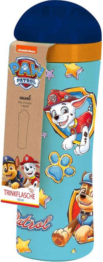 Koziol Bio-Circulair Oase Drinkfles 425 ml Paw Patrol Gerecycled Zonnebloemolie Multicolor