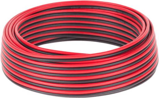 Kruger&Matz Cable tech speaker kabel luidsprekersnoer CCA rood zwart 2x 0.75mm 10m