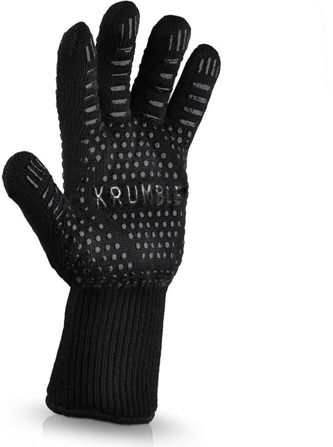Krumble Hittebestendige oven handschoen Zwart