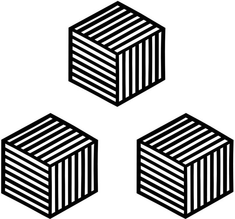 Krumble Siliconen pannenonderzetter Hexagon lang Zwart Set van 3