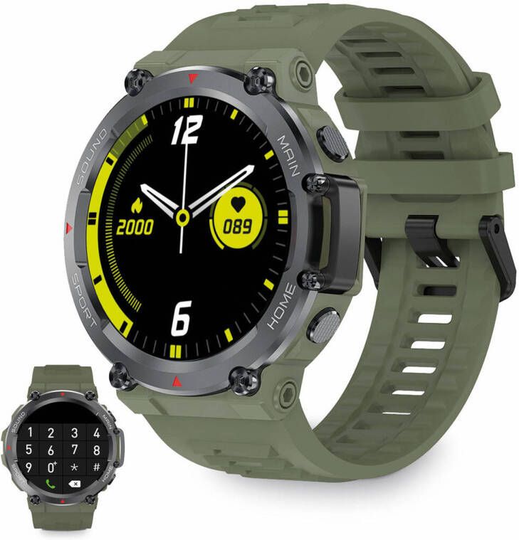 Ksix Smartwatch Oslo 1 5 Bluetooth 5.0 270 mAh Groen