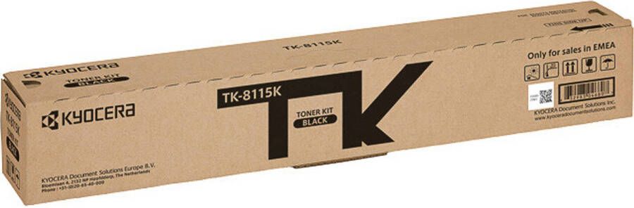 Kyocera 1T02P30NL0 TK8115K Ecosys toner