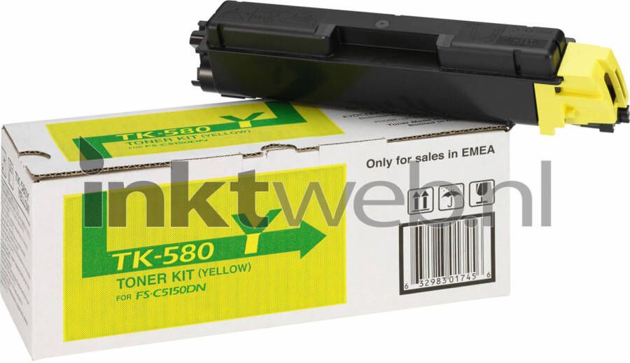 Kyocera Mita TK-580 geel toner