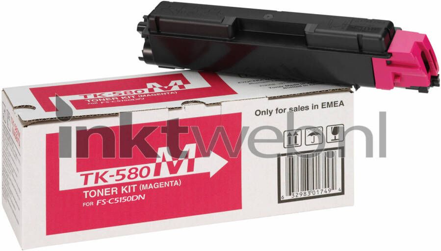 Kyocera Mita TK-580 magenta toner