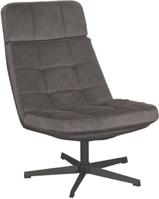 LABEL51 Fauteuil Alvar Antraciet Cosmo 57x53x83 Cm