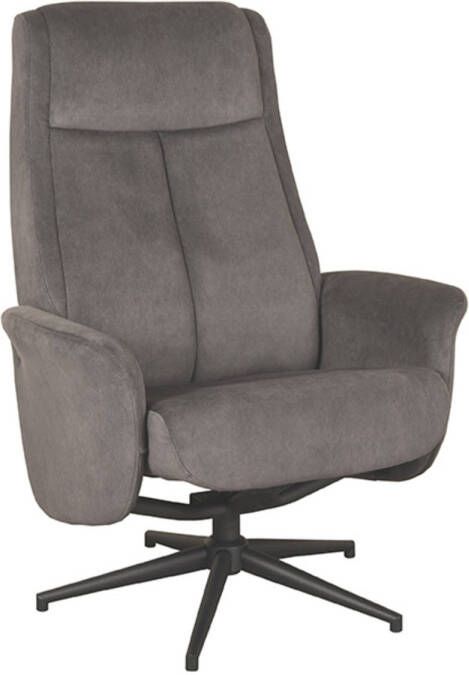 LABEL51 Fauteuil Bergen Antraciet Cosmo 76x77x105 Cm