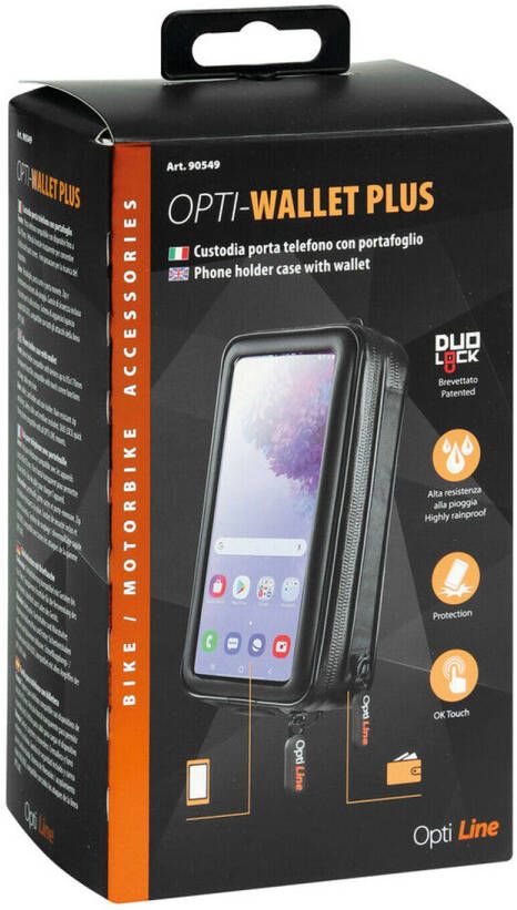 Lampa Opti Wallet Plus telefoonhouder met portemonnee