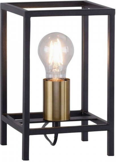 Lamponline Paul Neuhaus Tafellamp Fabio B 15 cm H 23 5 cm zwart goud