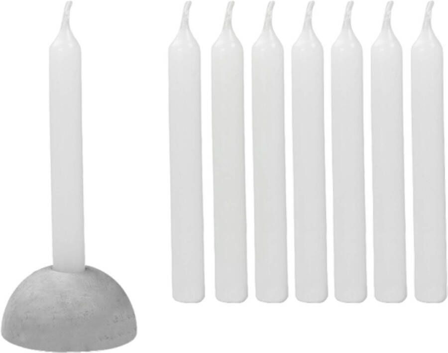 Leeff Mini kaarsjes giftset 'Maya' Grijs