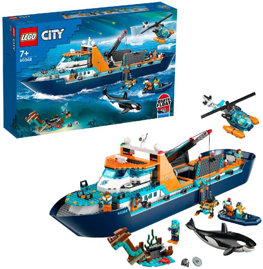 LEGO City Poolonderzoeksschip Groot Drijvend Boot Speelgoed Set voor Kinderen 7+ 60368 - Foto 3