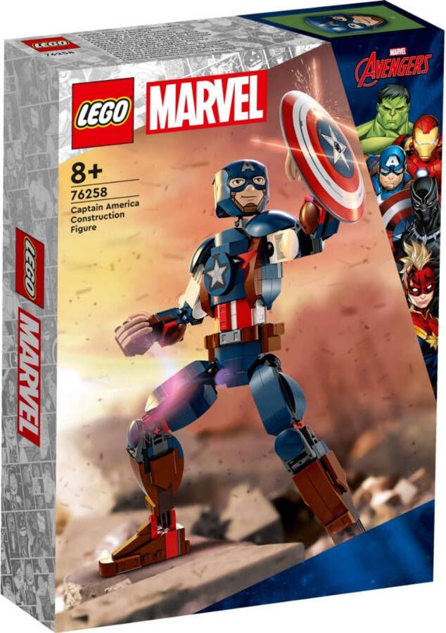 LEGO 76258 Super Hero Captain America bouwfiguur (4116258)