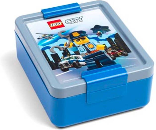 LEGO Broodtrommel City Blauw Polypropyleen