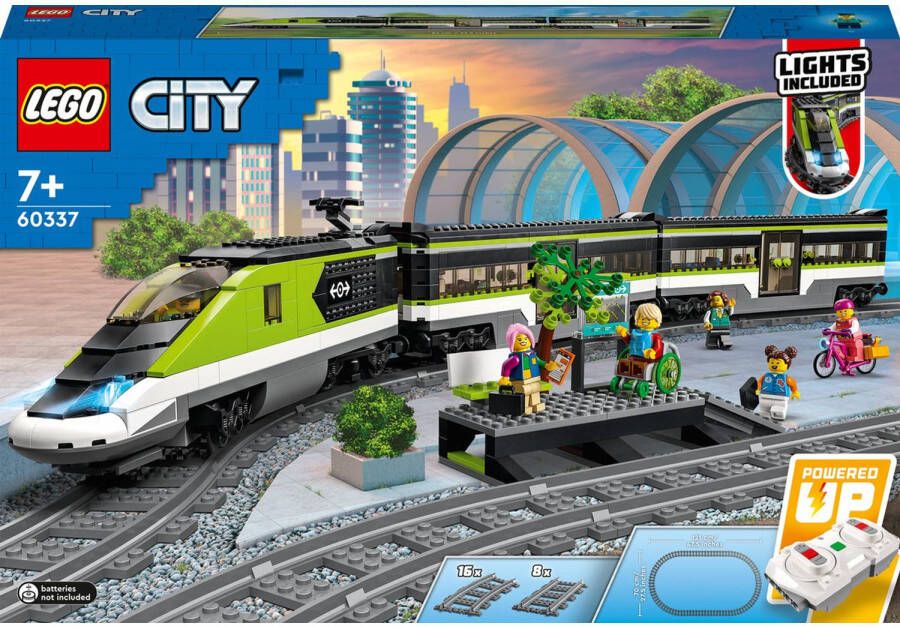 LEGO City Trains Passagierssneltrein Bestuurbare Trein Speelgoed 60337 - Foto 2