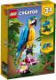 LEGO Creator 3in1 Exotische Papegaai Kikker Vis Dieren Speelgoed Set voor Kinderen 31136 - Thumbnail 2