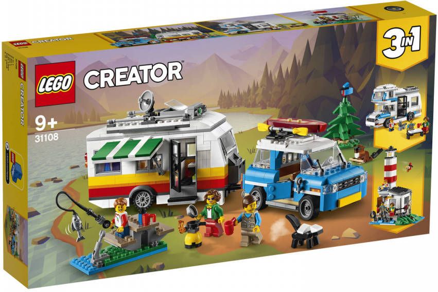 LEGO Creator Familievakantie met caravan 31108