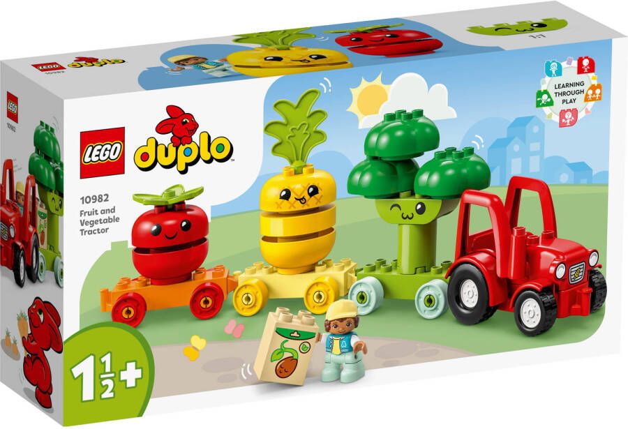 LEGO DUPLO 10982 Mijn Eerste Fruit- en Groentetractor Set