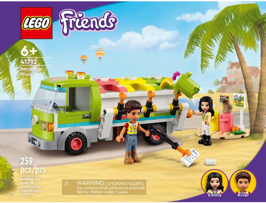 LEGO Friends Recycle vrachtwagen