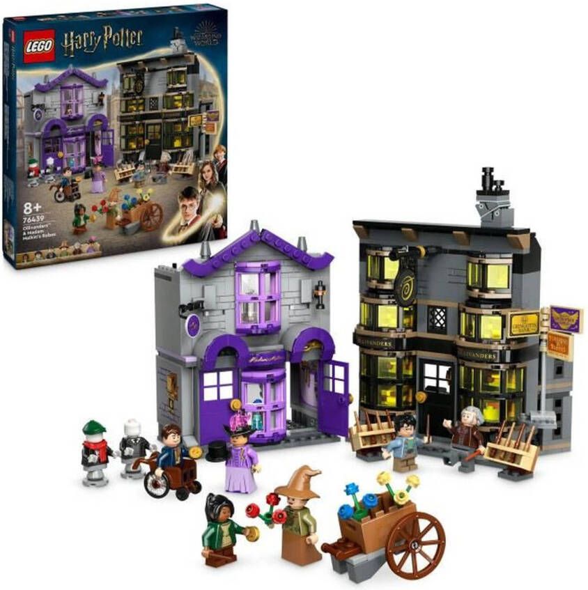 LEGO Harry Potter 76439 Olivander en Madame Guipure confectiekleding voor magiërs en tovenaars