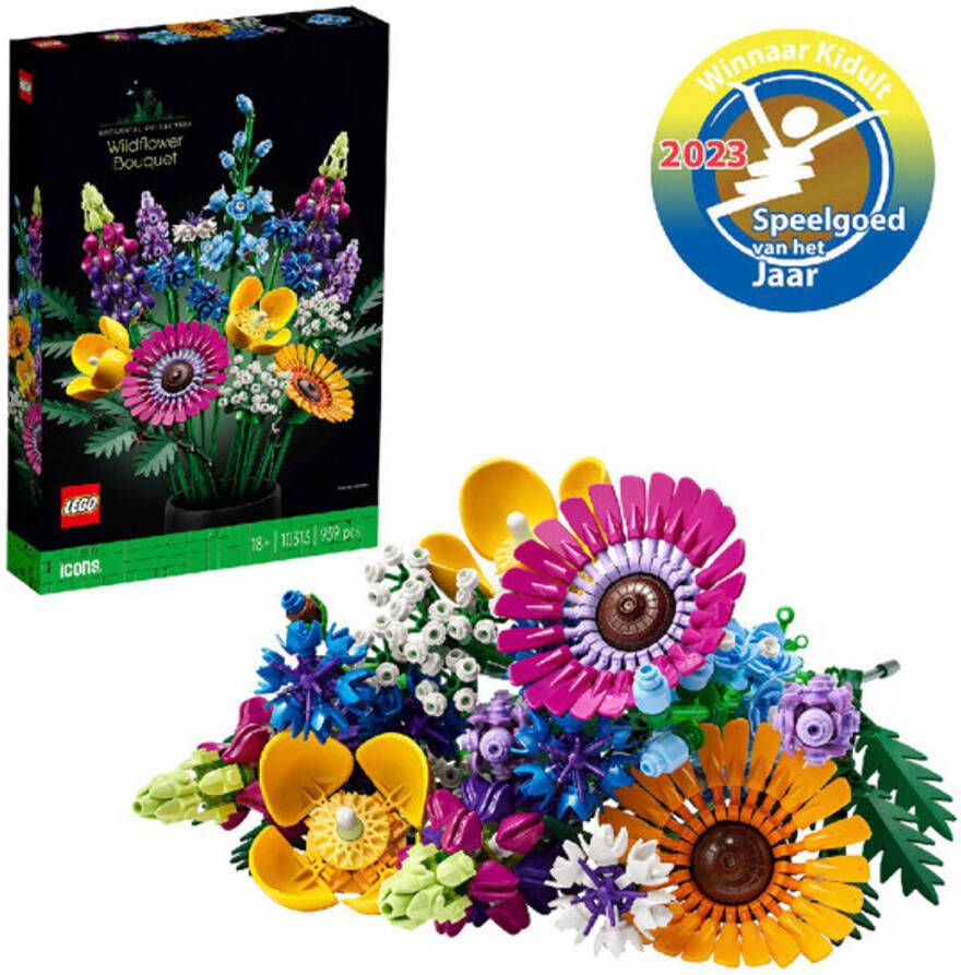 LEGO 10313 Icons Botanical Boeket met Wilde Bloemen