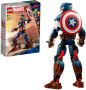 LEGO Marvel Super Heroes 76258 ï¿Marvel Captain America bouwfiguur - Thumbnail 3