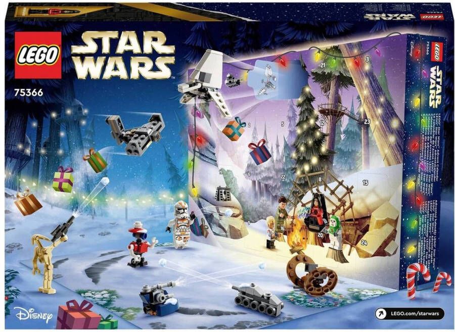 LEGO Star Wars Adventkalender 2023 Set met 24 Cadeautjes