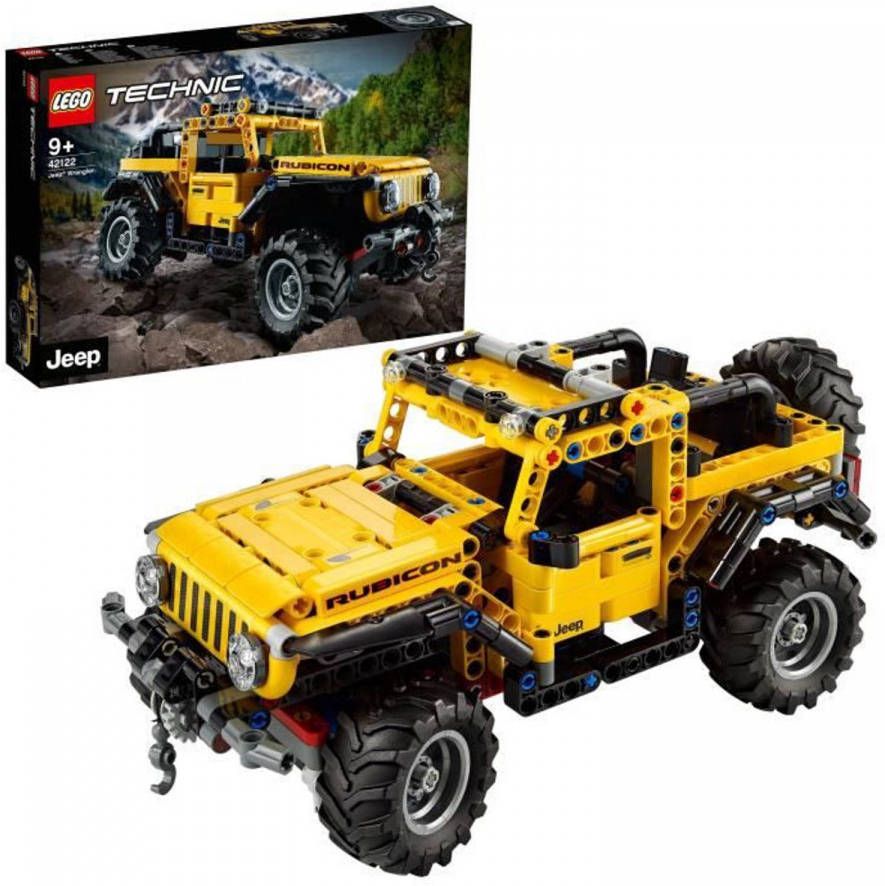 LEGO Technic 42122 Jeep Wrangler Rubicon 4x4 Verzamelaarsmodel Terreinwagen Voertuigbouwset