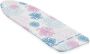 Leifheit strijkplankhoes Cotton Classic L Universeel 140 x 45 cm strijkvlak 3 mm dikke molton roze wit blauw - Thumbnail 2