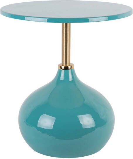 Leitmotiv Bijzettafel Kensi Turquoise blue