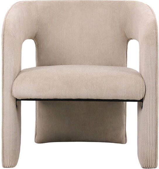 Leitmotiv Fauteuil Vigor Warmgrijs