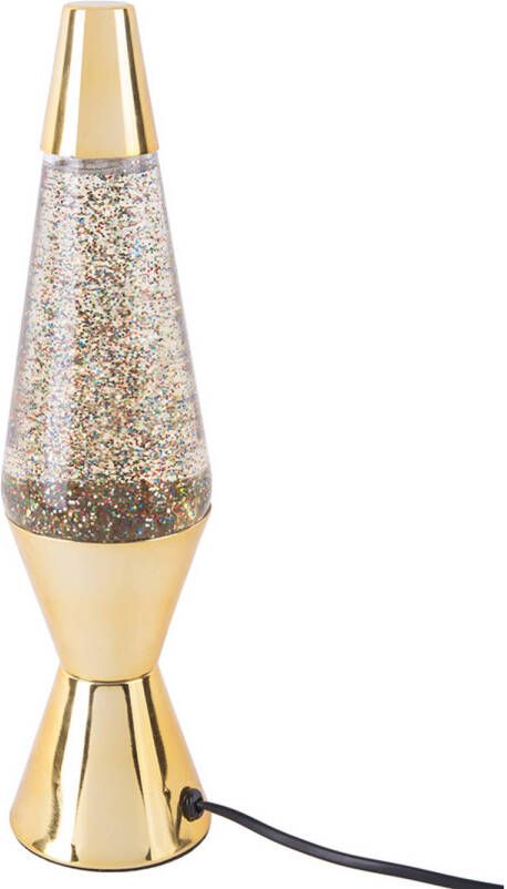 Leitmotiv Glitter Tafellamp IJzer Ø10 x 37 cm Goud