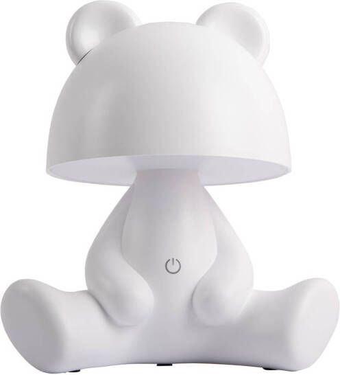 Table lamp bear led matt white