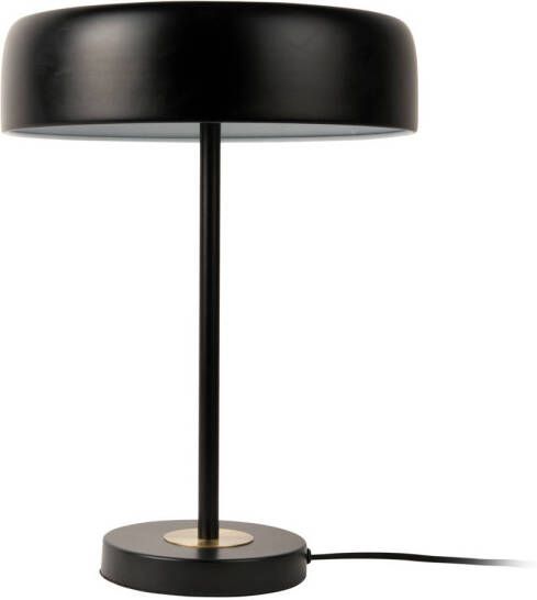 Leitmotiv Tafellamp Gold Disc Zwart 30x30x40cm