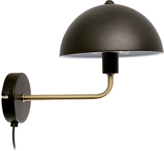 Leitmotiv Wandlamp Bonnet Zwart