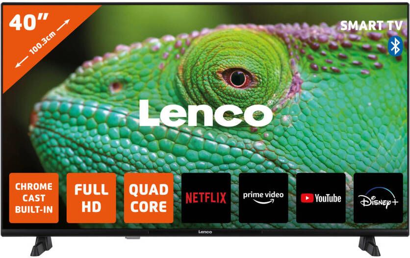 Lenco 40 Android Smart TV Full HD Zwart